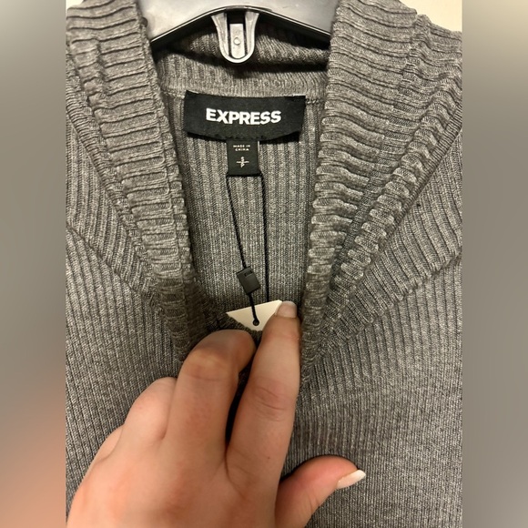 Express Grey Turtleneck - Picture 3 of 4